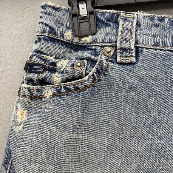 Silver Jeans Women's 28x33 (6) Light Blue Blaze Flare Vintage Preppy Normcore - Picture 6 of 15